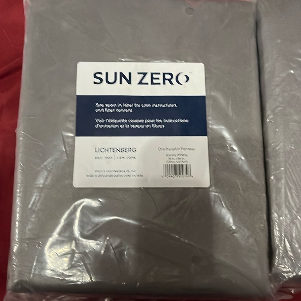 Sun Zero black out curtains new with tags each panel is 54x84 price is for two